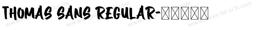 thomas sans Regular字体转换
